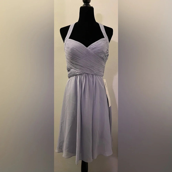 KLEINFELD Chiffon Halter‎ Dress - Picture 4 of 6